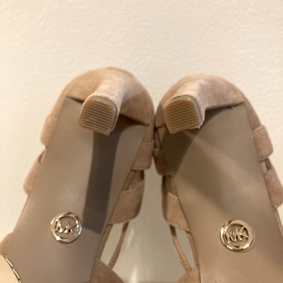 Michael Kors Mirabel Suede Sandals - Picture 7 of 12